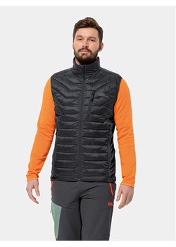 Jack Wolfskin Kamizelka Routeburn Pro Ins Vest 1206872 Czarny Slim Fit ze sklepu MODIVO w kategorii Kamizelki męskie - zdjęcie 182678385