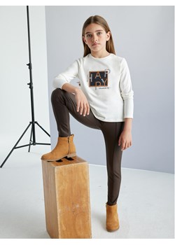 Mayoral Legginsy 7750 Brązowy Slim Fit ze sklepu MODIVO w kategorii Spodnie dziewczęce - zdjęcie 182678436