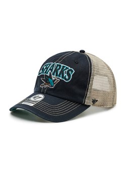 47 Brand Czapka z daszkiem Nhl San Jose Sharks Trucker H-TSCLA22LAP-VB Czarny ze sklepu MODIVO w kategorii Czapki dziecięce - zdjęcie 182678527