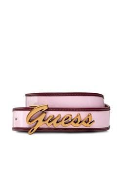 Guess Pasek Damski Magali Belt W3RZ03 WF7Q0 Różowy ze sklepu MODIVO w kategorii Paski damskie - zdjęcie 182678626