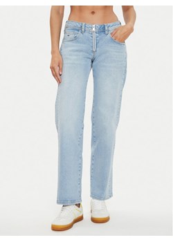 Tommy Jeans Jeansy Sophie DW0DW19262 Niebieski Straight Fit ze sklepu MODIVO w kategorii Jeansy damskie - zdjęcie 182678635