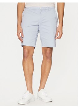 Calvin Klein Szorty materiałowe Modern Twill K10K114063 Niebieski Slim Fit ze sklepu MODIVO w kategorii Spodenki męskie - zdjęcie 182678799