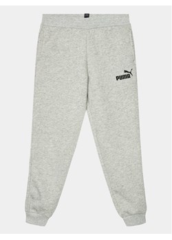 Puma Spodnie dresowe Ess 587038 Szary Regular Fit ze sklepu MODIVO w kategorii Spodnie chłopięce - zdjęcie 182678858