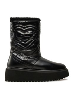LOVE MOSCHINO Śniegowce JA24286L0LIN600A Czarny ze sklepu MODIVO w kategorii Śniegowce damskie - zdjęcie 182678949
