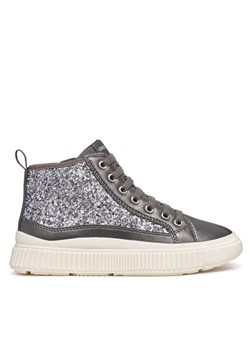 Geox Sneakersy J Laquinny Girl J46M3D 0EWNF C1009 S Srebrny ze sklepu MODIVO w kategorii Buty sportowe dziecięce - zdjęcie 182678996