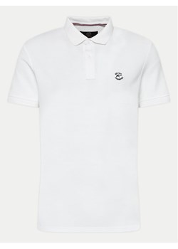 INDICODE Polo Wadim 40-913 Biały Slim Fit ze sklepu MODIVO w kategorii T-shirty męskie - zdjęcie 182679117