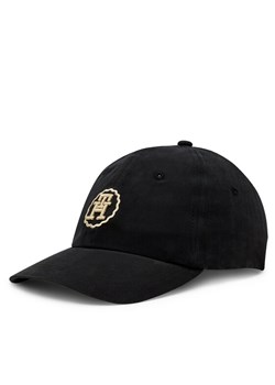 Tommy Hilfiger Czapka z daszkiem Spring Chic Cap AW0AW15775 Czarny ze sklepu MODIVO w kategorii Czapki z daszkiem damskie - zdjęcie 182679168