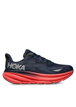 Hoka Buty do biegania Clifton 9 Gtx 1141490F Granatowy ze sklepu MODIVO w kategorii Buty sportowe damskie - zdjęcie 182679199