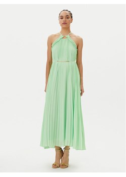 TWINSET Sukienka koktajlowa 251TP2332 Zielony Regular Fit ze sklepu MODIVO w kategorii Sukienki - zdjęcie 182679239