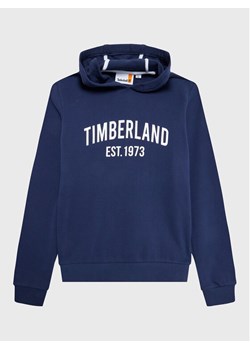 Timberland Bluza T25U07 S Granatowy Regular Fit ze sklepu MODIVO w kategorii Bluzy chłopięce - zdjęcie 182679275
