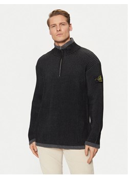 Stone Island Sweter 8115516C1 Szary Regular Fit ze sklepu MODIVO w kategorii Swetry męskie - zdjęcie 182679295