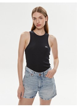 Lee Top 112341592 Czarny Slim Fit ze sklepu MODIVO w kategorii Bluzki damskie - zdjęcie 182679375
