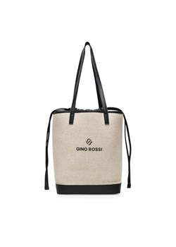 Gino Rossi Torebka TYLO-Lauren Écru ze sklepu MODIVO w kategorii Torby Shopper bag - zdjęcie 182679526