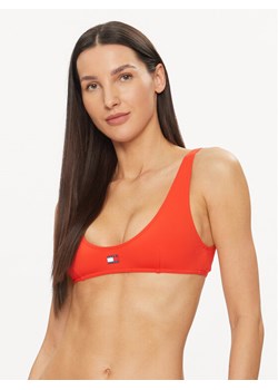 Tommy Hilfiger Góra od bikini UW0UW05098 Czerwony ze sklepu MODIVO w kategorii Stroje kąpielowe - zdjęcie 182679618