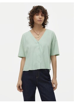 Vero Moda Bluzka Jesmilo 10279696 Zielony Regular Fit ze sklepu MODIVO w kategorii Bluzki damskie - zdjęcie 182679647