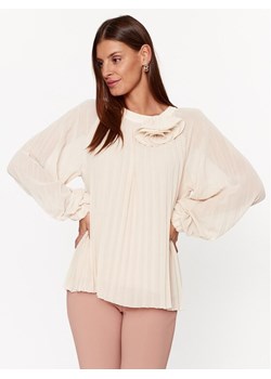 Dixie Bluzka C319Z019A Beżowy Relaxed Fit ze sklepu MODIVO w kategorii Bluzki damskie - zdjęcie 182679657