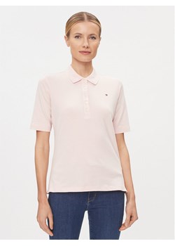 Tommy Hilfiger Polo 1985 WW0WW37820 Różowy Regular Fit ze sklepu MODIVO w kategorii Bluzki damskie - zdjęcie 182679666