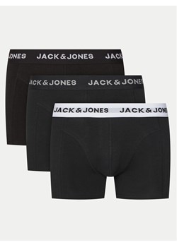 Jack&Jones Komplet 3 par bokserek Solid 12254363 Czarny ze sklepu MODIVO w kategorii Majtki męskie - zdjęcie 182679679