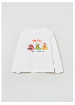 OVS Bluzka DISNEY 1607620 Biały Regular Fit ze sklepu MODIVO w kategorii Bluzki dziewczęce - zdjęcie 182679695