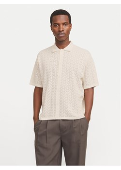 Jack&Jones Koszula Tyler 12272863 Écru Loose Fit ze sklepu MODIVO w kategorii Koszule męskie - zdjęcie 182679725