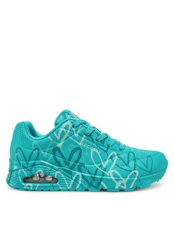 Skechers Sneakersy 155507/TEAL Zielony ze sklepu MODIVO w kategorii Buty sportowe damskie - zdjęcie 182679727