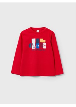 OVS Bluzka DISNEY 1607651 Czerwony Regular Fit ze sklepu MODIVO w kategorii Kaftaniki i bluzki - zdjęcie 182679847