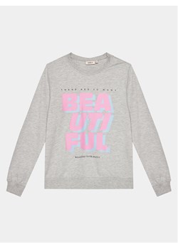 Kids ONLY Bluza 15307578 Szary Regular Fit ze sklepu MODIVO w kategorii Bluzy dziewczęce - zdjęcie 182679985