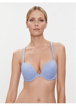 Guess Biustonosz push-up Edytha O3BC17 KBXA0 Niebieski ze sklepu MODIVO w kategorii Biustonosze - zdjęcie 182680007