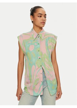 PINKO Bluzka 103116 A1NQ Zielony Regular Fit ze sklepu MODIVO w kategorii Koszule damskie - zdjęcie 182680049