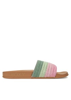 Roxy Klapki ARJL101232 Zielony ze sklepu MODIVO w kategorii Klapki damskie - zdjęcie 182680195