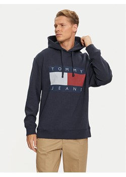 Tommy Jeans Bluza DM0DM20591 Granatowy Relaxed Fit ze sklepu MODIVO w kategorii Bluzy męskie - zdjęcie 182680307