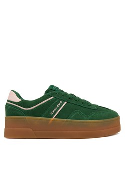Tommy Jeans Sneakersy EN0EN02734 Zielony ze sklepu MODIVO w kategorii Buty sportowe damskie - zdjęcie 182680365