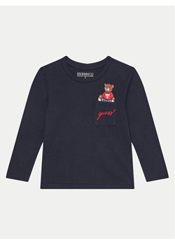 Guess Bluzka N4BI06 I3Z14 Granatowy Regular Fit ze sklepu MODIVO w kategorii T-shirty chłopięce - zdjęcie 182680427