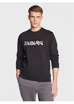Iceberg Bluza 23EIP0E0516302 Czarny Regular Fit - id: 0000302089796 - marki Iceberg - 182680449 Iceberg Bluza 23EIP0E0516302 Czarny Regular Fit ze sklepu MODIVO w kategorii Bluzy męskie - zdjęcie 182680449