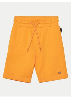 Napapijri Szorty sportowe Nalis NP0A4HK5A701 D Pomarańczowy Regular Fit ze sklepu MODIVO w kategorii Spodenki chłopięce - zdjęcie 182680526
