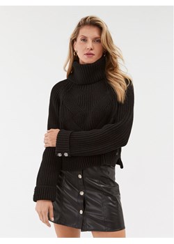 Guess Golf W3BR44 Z3962 Czarny Regular Fit ze sklepu MODIVO w kategorii Swetry damskie - zdjęcie 182680638
