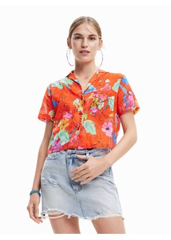 Desigual Koszula 23SWCW45 Pomarańczowy Loose Fit ze sklepu MODIVO w kategorii Koszule damskie - zdjęcie 182680668