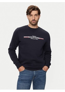 Tommy Hilfiger Bluza MW0MW35530 Granatowy Regular Fit ze sklepu MODIVO w kategorii Bluzy męskie - zdjęcie 182680818