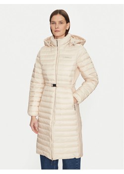 Calvin Klein Kurtka zimowa K20K207732 Beżowy Slim Fit ze sklepu MODIVO w kategorii Kurtki damskie - zdjęcie 182680819