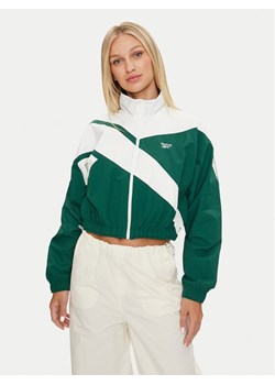 Reebok Kurtka przejściowa Cl Ae Fr Tt 100076212 Zielony Regular Fit ze sklepu MODIVO w kategorii Kurtki damskie - zdjęcie 182680898