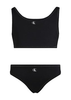 Calvin Klein Swimwear Strój kąpielowy KY0KY00093 Czarny ze sklepu MODIVO w kategorii Stroje kąpielowe - zdjęcie 182680949