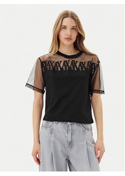 Armani Exchange T-Shirt XW000516 AF10359 UC001 Czarny Cropped Fit ze sklepu MODIVO w kategorii Bluzki damskie - zdjęcie 182680956