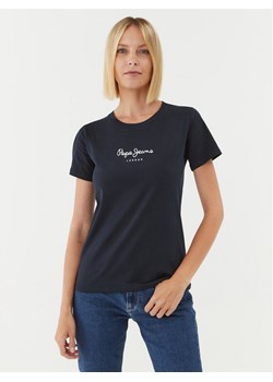 Pepe Jeans T-Shirt Wendys PL505710 Granatowy Regular Fit ze sklepu MODIVO w kategorii Bluzki damskie - zdjęcie 182681166