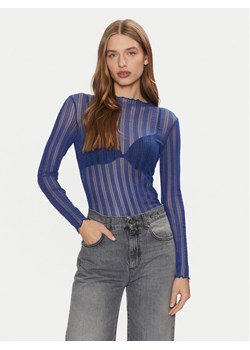 Vila Bluzka Mist 14102378 Niebieski Slim Fit ze sklepu MODIVO w kategorii Bluzki damskie - zdjęcie 182681276