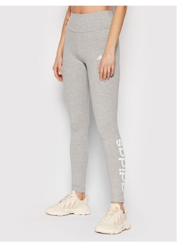adidas Legginsy Loungewear Essentials Logo GL0638 Szary Slim Fit ze sklepu MODIVO w kategorii Spodnie damskie - zdjęcie 182681326