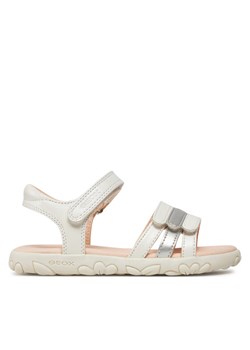 Geox Sandały J Sandal Haiti Girl J458ZD 000NF C0459 S Biały ze sklepu MODIVO w kategorii Sandały dziecięce - zdjęcie 182681339