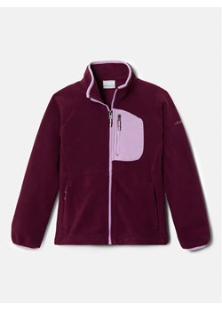 Columbia Polar Fast Trek™ III Fleece Full Zip Czerwony Regular Fit ze sklepu MODIVO w kategorii Bluzy dziewczęce - zdjęcie 182681415