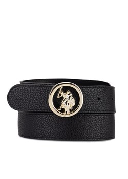 U.S. Polo Assn. Pasek AIUXT2336WVP Czarny ze sklepu MODIVO w kategorii Paski damskie - zdjęcie 182681576
