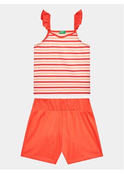 United Colors Of Benetton Komplet top i spodenki 3NVVGK009 Kolorowy Regular Fit ze sklepu MODIVO w kategorii Komplety dziewczęce - zdjęcie 182681608