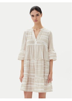 Vero Moda Sukienka letnia Dicthe 10225127 Beżowy Loose Fit ze sklepu MODIVO w kategorii Sukienki - zdjęcie 182681715